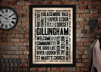 Gillingham Dorset Poster