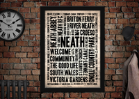 Neath Town Poster