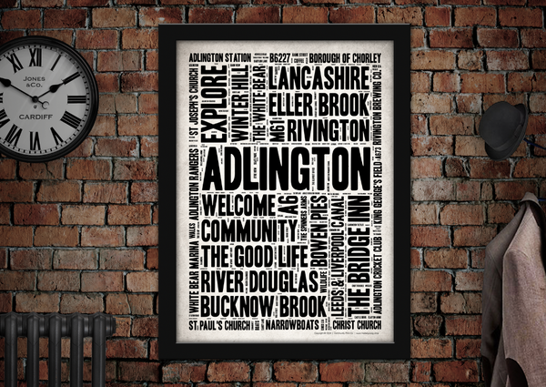 Adlington Town Poster