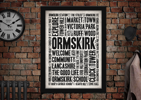 Ormskirk Town Poster