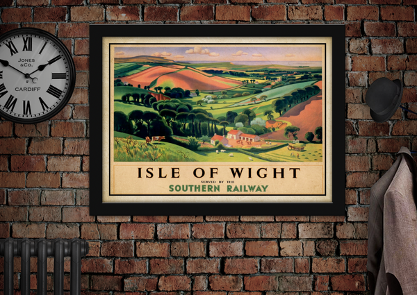 Isle of Wight Vintage Railway Poster