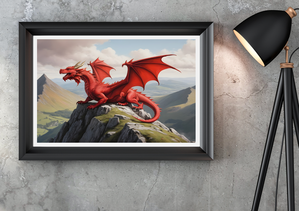 Welsh Dragon Print