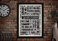Woodbridge Town Poster