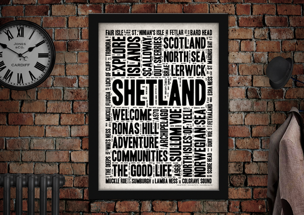 Shetland Isles Poster