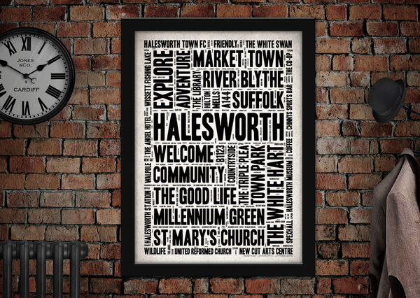 Halesworth Town Poster