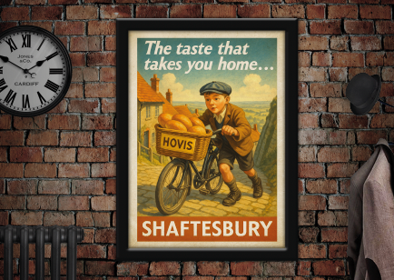 Shaftesbury Hovis Poster