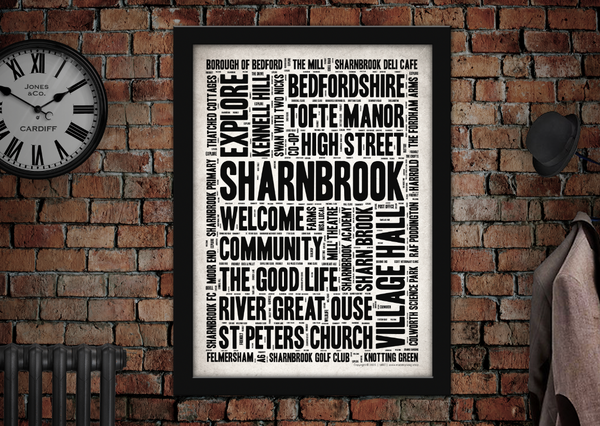 Sharnbrook Village Poster