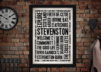 Stevenston Town Poster