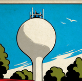 The Balloon Fairwater Pentrebane Cardiff Vintage Advertising Poster