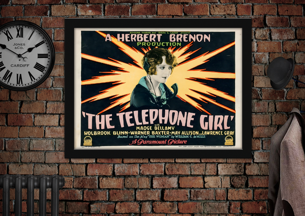 The Telephone Girl Vintage Movie Poster