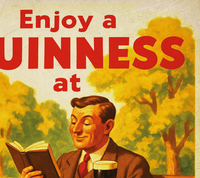 Thompson's Park Cardiff Reading Book Vintage Style Advertising Poster 4