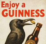Victoria Park Cardiff Enjoy a Guinness Vintage Style Advertising Poster