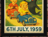 Victoria Park Grand Prix Cardiff Vintage Style Advertising Poster