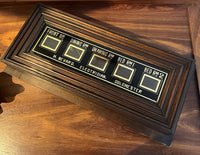 Victorian Servants Indicator Panel by H Nevard of Colchester