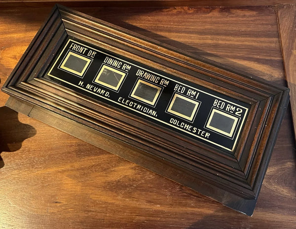 Victorian Servants Indicator Panel by H Nevard of Colchester