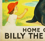 Visit Victoria Park Cardiff Vintage Style Advertising Poster