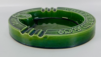 Whitbread & Co. Estd 1742 Green Ceramic Glaze Ashtray