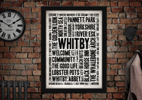 Whitby Town Poster