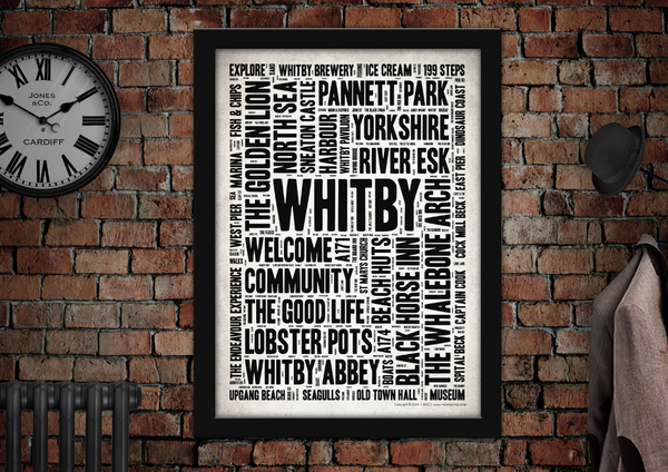 Whitby Town Poster