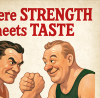 Wm. Hancock & Co. Extra Strength Cardiff Vintage Style Drinks Advertising Poster