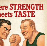 Wm. Hancock & Co. Extra Strength Cardiff Vintage Style Drinks Advertising Poster
