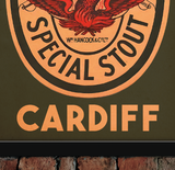 Wm. Hancock & Co. Special Stout Cardiff Vintage Style Drinks Advertising Poster