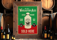 Woolaston Ales Art Poster Print