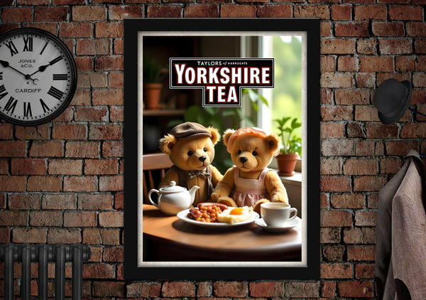 Yorkshire Tea English Breakfast Advertising Poster