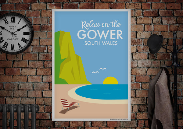 GOWER South Wales Poster