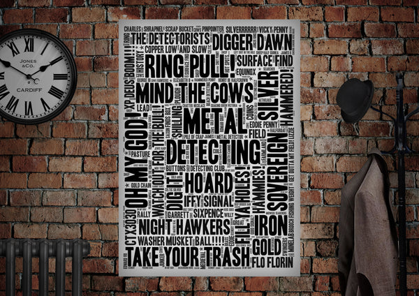 Metal Detecting Poster - Made by Craig