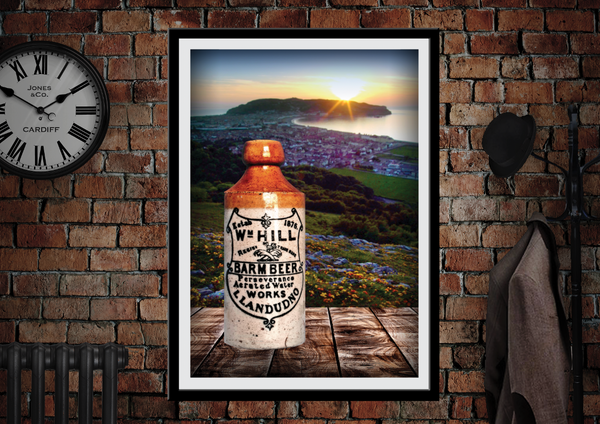 William Hill Ginger Beer North Wales Advertising Poster