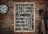 Cambridge Letterpess Poster