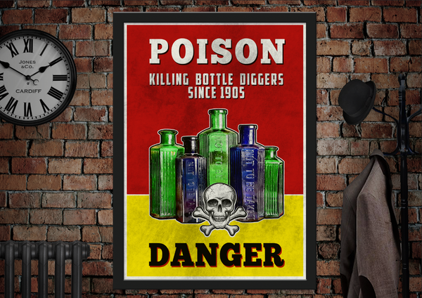 Poison Bottle Digging Poster