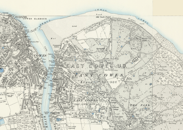 East Cowes Old Map