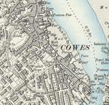 East Cowes Map c1900