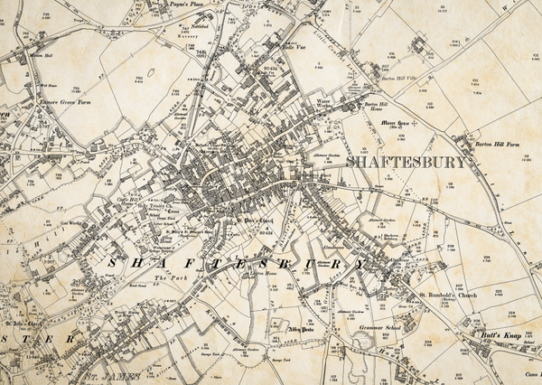 Shaftesbury Map