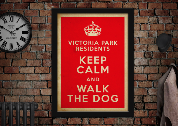 Victoria Park Walk The Dog Poster