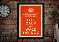 Abergavenny Walk the Dog Poster