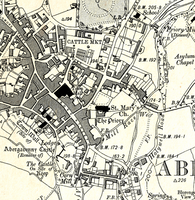 Abergavenny Map c1905