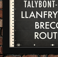 Abergavenny Bus Scroll Route 18