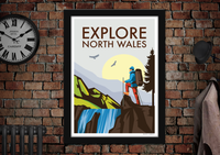 Explore North Wales Poster