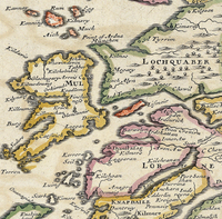 Scottish Provinces Map c1689